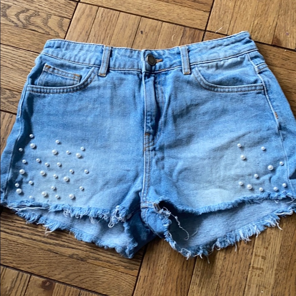 Denim shorts